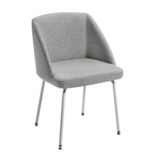 Poltroncina attesa Norma NO4CV - grigio chiaro - Unisit Poltroncina attesa Norma NO4CV - grigio chiaro - Unisit