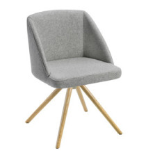 Poltroncina attesa Norma NO4LV - grigio chiaro - Unisit Poltroncina attesa Norma NO4LV - grigio chiaro - Unisit