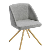 Poltroncina attesa Norma NO4LV - grigio chiaro - Unisit Poltroncina attesa Norma NO4LV - grigio chiaro - Unisit
