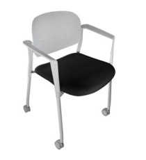 Poltroncina visitatore Step SPGPTRBR - con braccioli inclusi - nero - Unisit Poltroncina visitatore Step SPGPTRBR - con braccioli inclusi - nero - Unisit