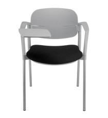 Poltroncina visitatore Step SPGPTT - con braccioli inclusi e tavoletta - nero - Unisit Poltroncina visitatore Step SPGPTT - con braccioli inclusi e tavoletta - nero - Unisit