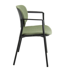 Poltroncina visitatore Step SPNSBR - con braccioli inclusi - verde bruciato - Unisit Poltroncina visitatore Step SPNSBR - con braccioli inclusi - verde bruciato - Unisit