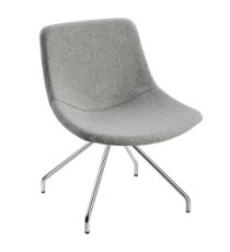 Poltroncina visitatore Tosca TO4CV - senza braccioli - grigio chiaro - Unisit Poltroncina visitatore Tosca TO4CV - senza braccioli - grigio chiaro - Unisit