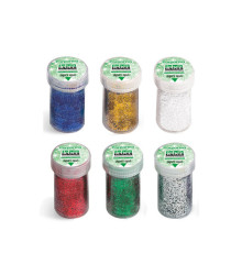 Porporina glitter - 15gr - colori assortiti - Lebez - conf. 12 tubi