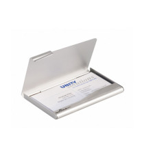 Porta biglietti da visita Business Card Box - 9x5,5 cm - alluminio - Durable Porta biglietti da visita Business Card Box - 9x5,5 cm - alluminio - Durable