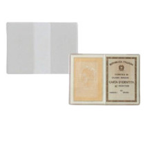 Porta carta identità - PVC - 15,5 x 11 cm - trasparente - Sei Rota - conf. 100 pezzi Porta carta identità - PVC - 15,5 x 11 cm - trasparente - Sei Rota - conf. 100 pezzi