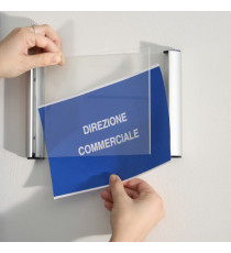 Porta targa appendibile Wall Sign - A5 - 15 x 21 cm - Tecnostyl Porta targa appendibile Wall Sign - A5 - 15 x 21 cm - Tecnostyl