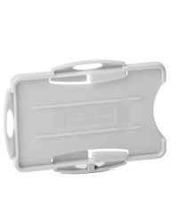 Portabadge Eco - per 2 tessera - 54 x 87 mm - grigio - Durable - conf. 10 pezzi Portabadge Eco - per 2 tessera - 54 x 87 mm - grigio - Durable - conf. 10 pezzi