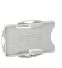Portabadge Eco - per 2 tessera - 54 x 87 mm - grigio - Durable - conf. 10 pezzi Portabadge Eco - per 2 tessera - 54 x 87 mm - grigio - Durable - conf. 10 pezzi