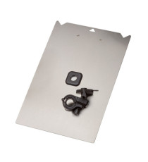 Portablocco - con attacco carrelli - A4 - alluminio - Djois Portablocco - con attacco carrelli - A4 - alluminio - Djois