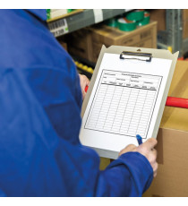 Portablocco - con attacco carrelli - A4 - alluminio - Djois Portablocco - con attacco carrelli - A4 - alluminio - Djois