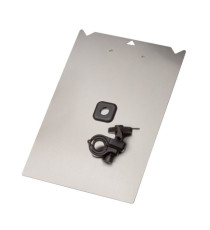 Portablocco - con attacco carrelli - A4 - alluminio - Djois Portablocco - con attacco carrelli - A4 - alluminio - Djois