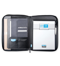 Portablocco - tessuto - grigio scuro - 26x34 cm - City Time