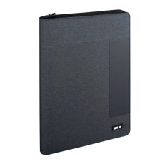 Portablocco - tessuto - grigio scuro - 26x34 cm - City Time