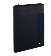 Portablocco - tessuto - nero - 26x34 cm - City Time Portablocco - tessuto - nero - 26x34 cm - City Time