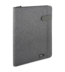 Portablocco Flap - tessuto - grigio - A4 - City Time Portablocco Flap - tessuto - grigio - A4 - City Time