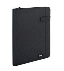 Portablocco Flap - tessuto - nero - A4 - City Time Portablocco Flap - tessuto - nero - A4 - City Time