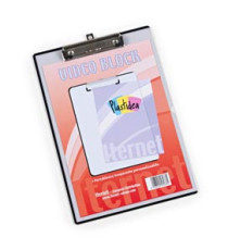 Portablocco in PPL con molla in metallo personalizzabile - A4 - trasparente - Iternet Portablocco in PPL con molla in metallo personalizzabile - A4 - trasparente - Iternet