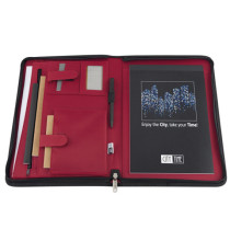 Portablocco Professional - rosso - 25,5 x 34,5cm - City Time Portablocco Professional - rosso - 25,5 x 34,5cm - City Time