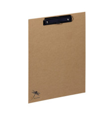 Portablocco Pure - A4 - in cartone - carta kraft - con molla fermafogli - Pagna