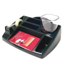 Portacancelleria Oliver - 25 x 21 x 10 cm - nero - Arda