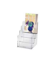 Portadepliant -16,5 x 24 x 14 cm - plastica - trasparente - Lebez Portadepliant -16,5 x 24 x 14 cm - plastica - trasparente - Lebez