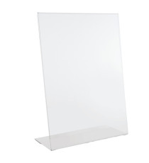 Portadepliant con base a L - A6 - 10,5 x 15 cm - Lebez Portadepliant con base a L - A6 - 10,5 x 15 cm - Lebez