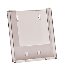 Portadepliant da parete - tasca A5 - trasparente - Studio T