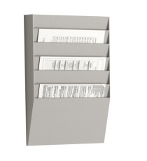 Portadepliant wall organizers - a 6 tasche A4 orizzontali - 31,1 x 7,9 x 50,2 cm - Paperflow Portadepliant wall organizers - a 6 tasche A4 orizzontali - 31,1 x 7,9 x 50,2 cm - Paperflow