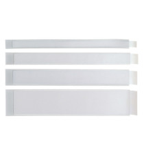 Portaetichette adesivo Ies L40 - 40 x 300 mm - grigio - Sei Rota - conf. 10 pezzi Portaetichette adesivo Ies L40 - 40 x 300 mm - grigio - Sei Rota - conf. 10 pezzi