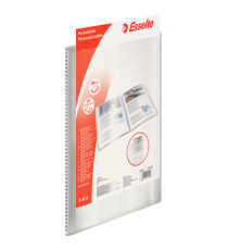 Portalistini personalizzabile - 22x30 cm - 40 buste antiriflesso - trasparente - Esselte