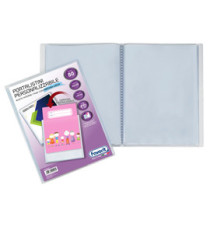 Portalistini personalizzabile Premium - liscio - 22x30 cm - 80 buste - trasparente - Favorit
