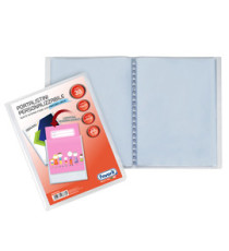 Portalistini personalizzabile Sviluppo - liscio - 15x21 cm - 30 buste - trasparente - Favorit