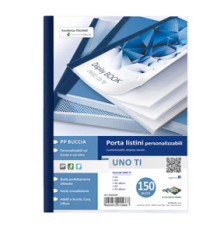 Portalistini personalizzabile Uno TI - 22x30 cm - 150 buste - blu - Sei Rota Portalistini personalizzabile Uno TI - 22x30 cm - 150 buste - blu - Sei Rota