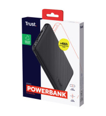 Powerbank Primo - ultrasottile - da 10.000 mAh - nero - Trust