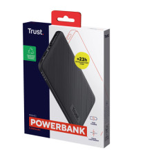 Powerbank Primo - ultrasottile - da 5.000 mAh - nero - Trust