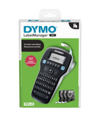 Promo pack etichettatrice Label Manager 160 - 3 nastri D1 12 mm nero / bianco inclusi - Dymo