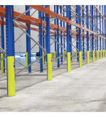 Protezione per scaffalature - per montanti larghi 70-87 mm - H 60 cm - giallo fluo - Rack Armour Protezione per scaffalature - per montanti larghi 70-87 mm - H 60 cm - giallo fluo - Rack Armour