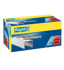 Punti Rapid Super Strong - 24/8+ - acciaio zincato - metallo - Rapid - conf. 5000 pezzi Punti Rapid Super Strong - 24/8+ - acciaio zincato - metallo - Rapid - conf. 5000 pezzi