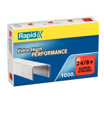 Punti Rapid Super Strong - 24/8+ - metallo - Rapid - conf. 1000 pezzi Punti Rapid Super Strong - 24/8+ - metallo - Rapid - conf. 1000 pezzi