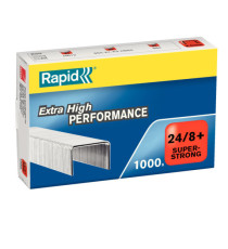 Punti Rapid Super Strong - 24/8+ - metallo - Rapid - conf. 1000 pezzi Punti Rapid Super Strong - 24/8+ - metallo - Rapid - conf. 1000 pezzi