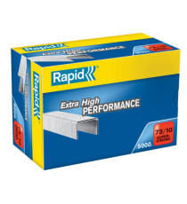Punti Rapid Super Strong - 73/10 - acciaio zincato - metallo - Rapid - conf. 5000 pezzi