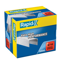 Punti Rapid Super Strong - alti spessori - 9/10 - acciaio zincato - metallo - Rapid - conf. 5000 pezzi Punti Rapid Super Strong - alti spessori - 9/10 - acciaio zincato - metallo - Rapid - conf. 5000 pezzi