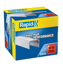 Punti Rapid Super Strong - alti spessori - 9/12 - acciaio zincato - metallo - Rapid - conf. 5000 pezzi Punti Rapid Super Strong - alti spessori - 9/12 - acciaio zincato - metallo - Rapid - conf. 5000 pezzi