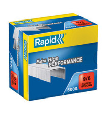 Punti Rapid Super Strong - alti spessori - 9/8 - acciaio zincato - metallo - Rapid - conf. 5000 pezzi Punti Rapid Super Strong - alti spessori - 9/8 - acciaio zincato - metallo - Rapid - conf. 5000 pezzi