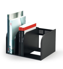 Portariviste Optimo - scomparti regolabili - 30 x 25 x 18 cm - nero - Durable Portariviste Optimo - scomparti regolabili - 30 x 25 x 18 cm - nero - Durable