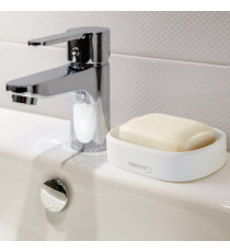 Portasapone Pronto Bagno - 12,5 x 8 x 2,5 cm - PPL - bianco - Perfetto Portasapone Pronto Bagno - 12,5 x 8 x 2,5 cm - PPL - bianco - Perfetto