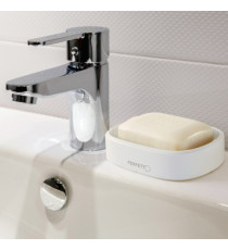 Portasapone Pronto Bagno - 12,5 x 8 x 2,5 cm - PPL - bianco - Perfetto Portasapone Pronto Bagno - 12,5 x 8 x 2,5 cm - PPL - bianco - Perfetto