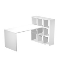 Postazione Home-Office - 9 caselle - 169 x 104 x 104 cm - bianco