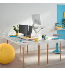 Postazione Sit & Stand Ergo Cosy - da scrivania con vassoio - Leitz